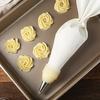 Cotton Pastry Piping Bags Reusable and Washable Cream Pastry Bag for Cupcake Cake Decoration with Stainless Steel Nozzles