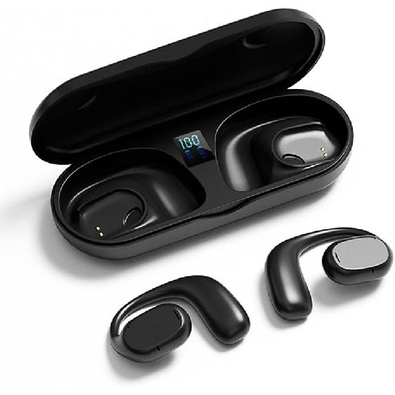 Open Ear Headphones Wireless Bluetooth Air Bone Conduction Headphones Head Set Bluetooth Open Ear Bone Conduction Earbuds Headset Conducting