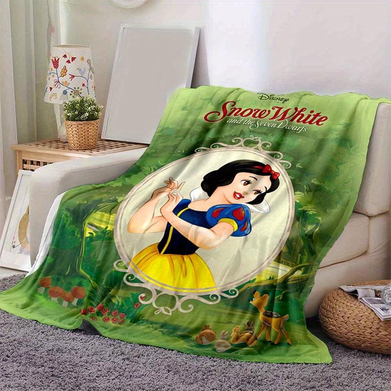 1pc, Snow White Home Decor Blanket, Flannel Throw for Your Living Room, Bedroom, and More! Perfect as a Sofa Blanket, Outdoor Blanket