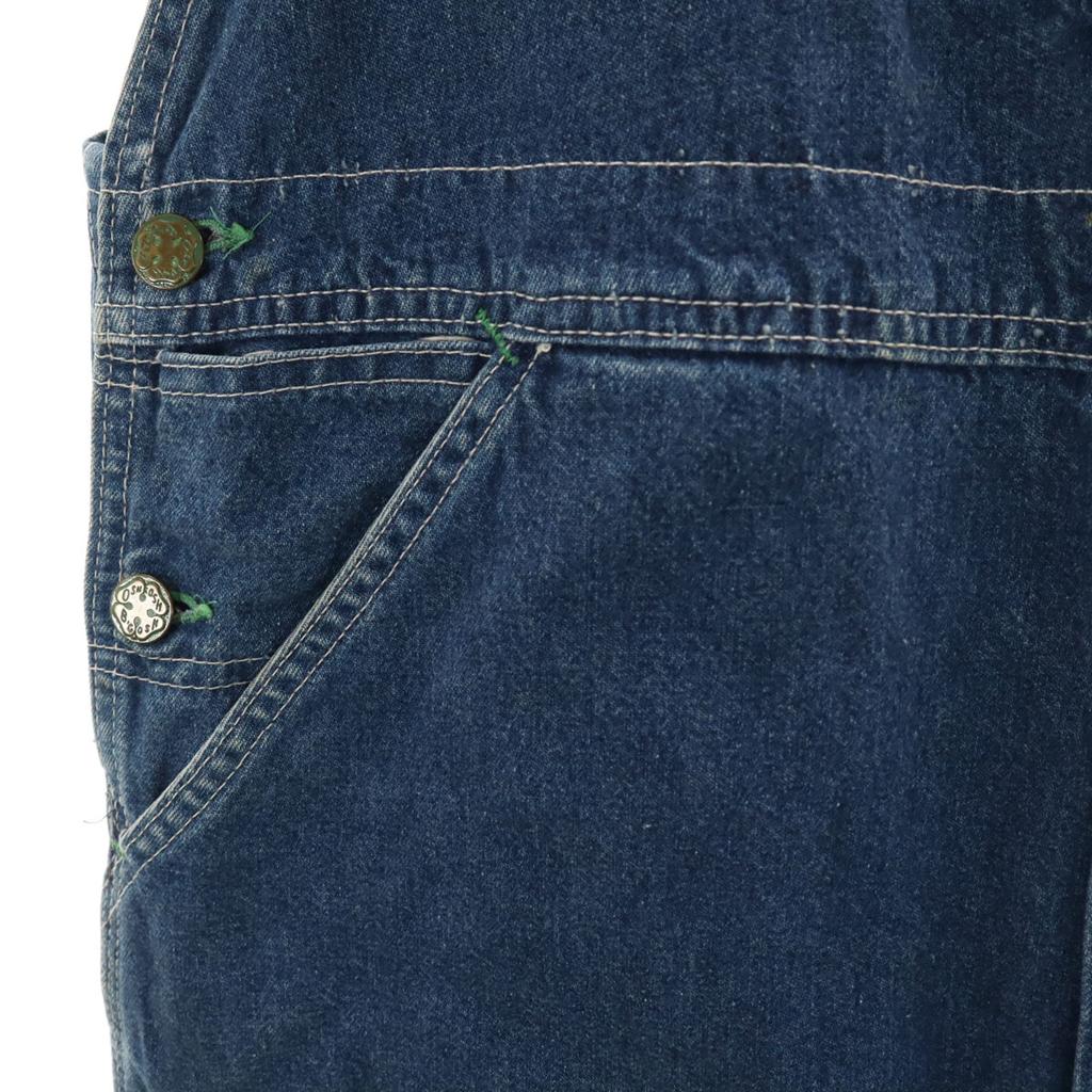 OSHKOSH 80-talls Vintage Laget i USA denim smekkbukse w34 Blå Dame Brukt