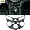 Carbon Fiber Interior Climate Control Cover Trim For Chevrolet Sonic 2012-2016
