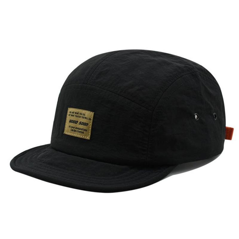 

Japanese-style short-brim baseball cap for spring and summer, quick-dry, sun-protective, unisex street soft-brim sun hat Adjustable чорний