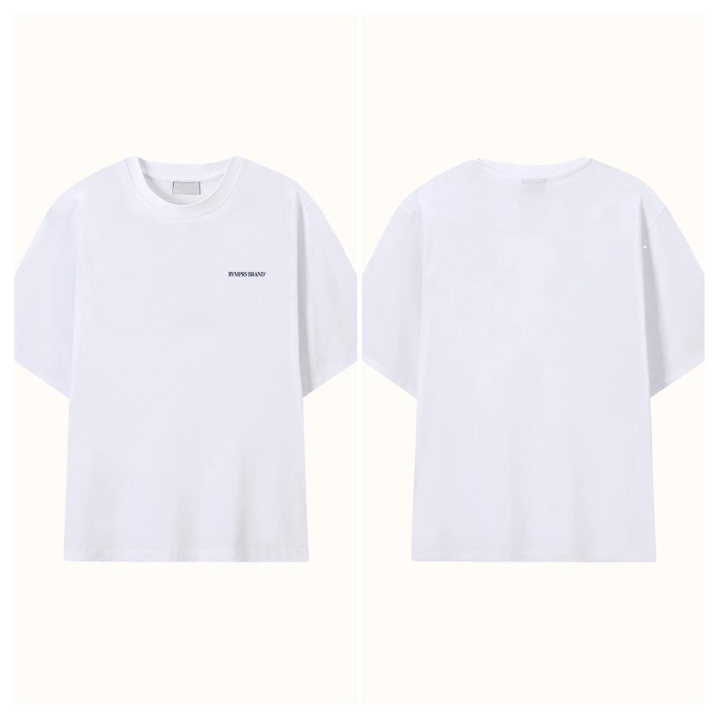 Fashion Trend Brand Marbella's Pattern Printing Cotton Short-sleeved Sports Popular T-shirt Casual Loose Streetwear Top Unisex