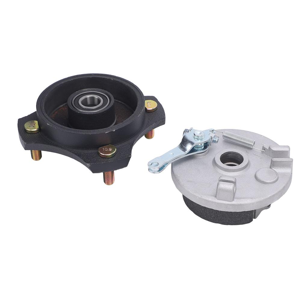 Left Brake Drum Wheel Hub 17mm 4xM10 Stud High Strength for 110cc 125cc 150cc ATV Go Kart UTV