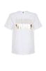 Women's Fashion Plus Size T-Shirt Crew Neck Short Orange Slit and Ruffle Detailed Boyfriend Knitted T-shirt
