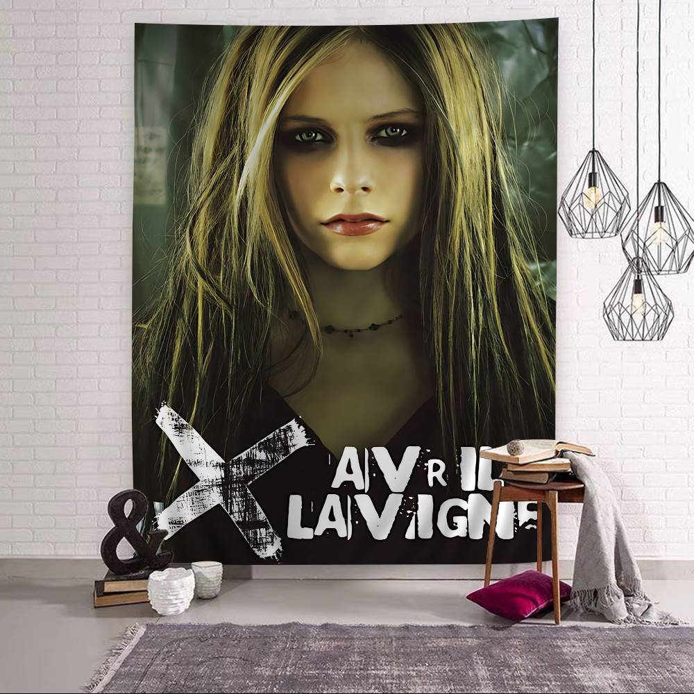 AAvril Singer Lavigne Arazzo Cartoon da Appendere alla Parete Decorazione Casa per la Casa