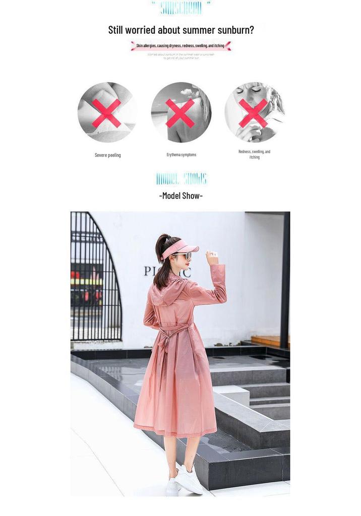 Women's 2026 Korean Style Summer Lightweight Windbreaker - Breathable, Sun-Protective Travel Jacket