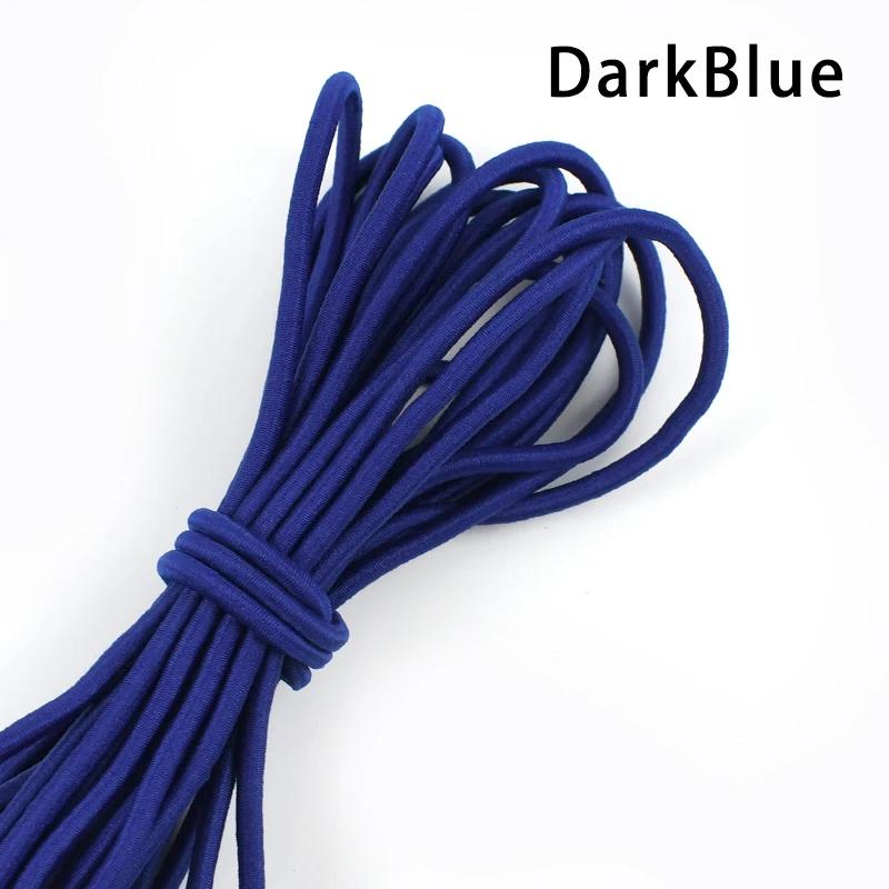 10M 2.5mm Elastic Bands Adapter HairBand Stretch Rubber Rope By Meters Apparel Belt Bungee Cord Sewing Supplies