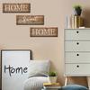 The Feeling of Returning Wooden Wall Ornament Rustic Style English Letter Hanging Board  Wedding