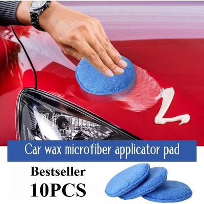 10Pcs-1Pcs Car Waxing Polishing Sponge For Car Detail Care Polishing Pad Superfine Fiber Dedusting Care Foam Sponge Cleaning