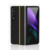 For Samsung Galaxy Z Fold4 Case Ultra Thin Fiber Texture Luxury Leather Fold 4 Shockproof Cover