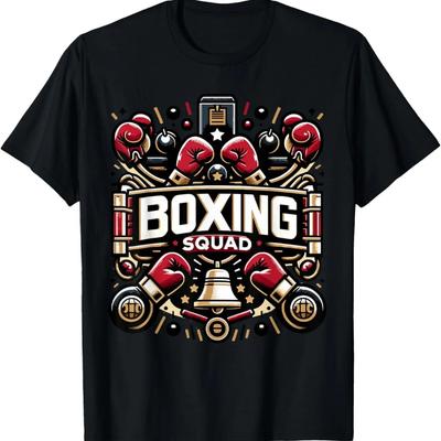 Boxing Squad _ Boxing Gear for Boxers, Ring Warriors Boxing T-Shirt