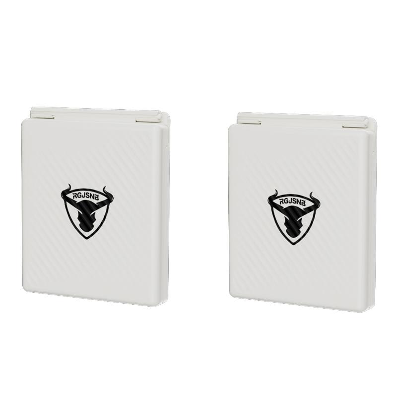 1/2pcs Home Socket Storage Rack, Detachable Bathroom, Living Room, Bedroom Socket Protection Cover, Small Projector Set-Top Box