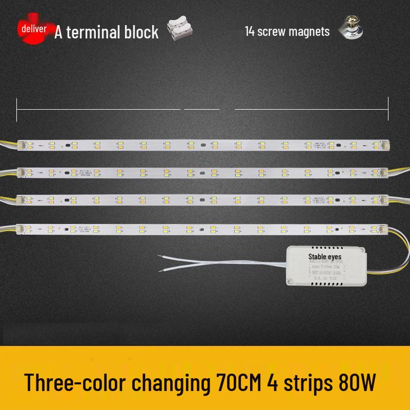 Dimmable LED Ceiling Light Panel: Dual/Triple Color Light Board & Bar