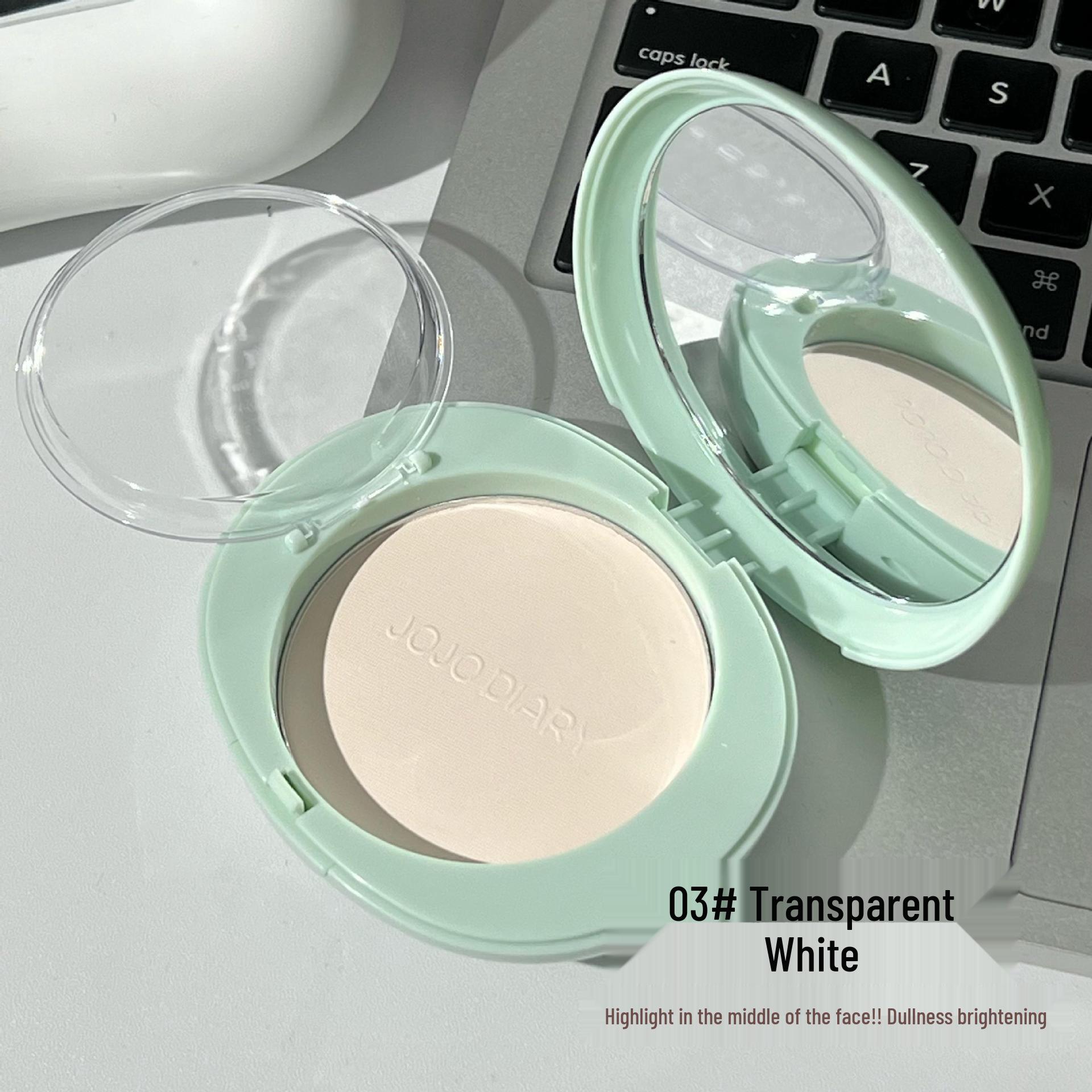 

Стойкая пудровая основа Long Diary Mint Soft Mist: Прозрачная, Осветляющая, Портативная Пудра для Подправки Макияжа.