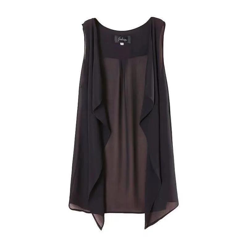 Damen Sommer Weste Einfarbig Locker Atmungsaktiv