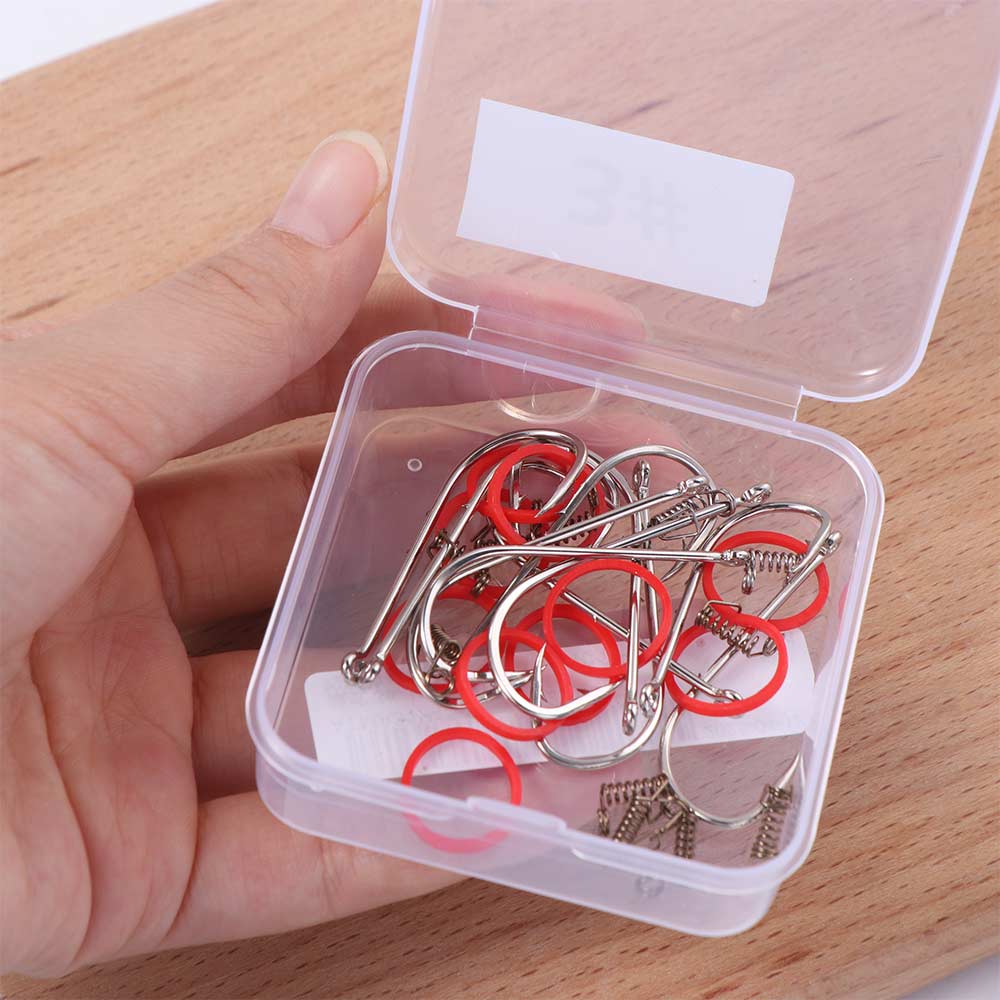 Hanging Spring Live Shrimp Fishing Hooks Single Hook Barbed Fishhook Fishing Fixed Hooks  Grouper