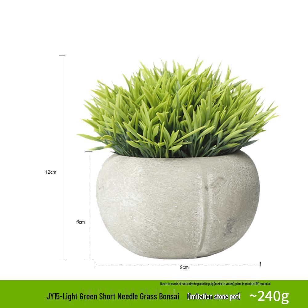 Artificial Baby's Breath Potted Flower for Wedding and Bedside Decor