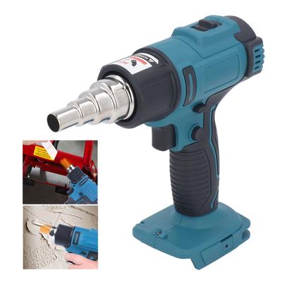 Lithium Battery Cordless Air Gun High Power HD LCD Digital Display Heat Gun for BL1830B 350W