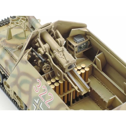 TAMIYA 1/35 Military Miniature Series No.370 German Anti-Tank Self-Propelled Gun Marder I Plastic Model 35370