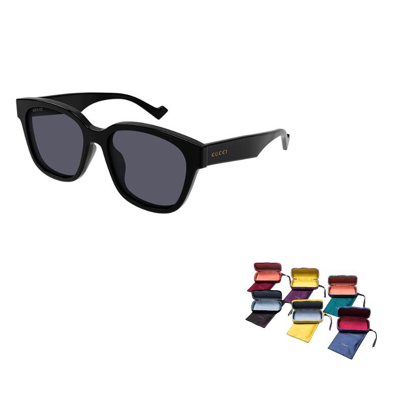 Gucci Vintage Full Frame Sunglasses Sunshade UV Protection Plate Frame Square Sunglasses Unisex Couple Style