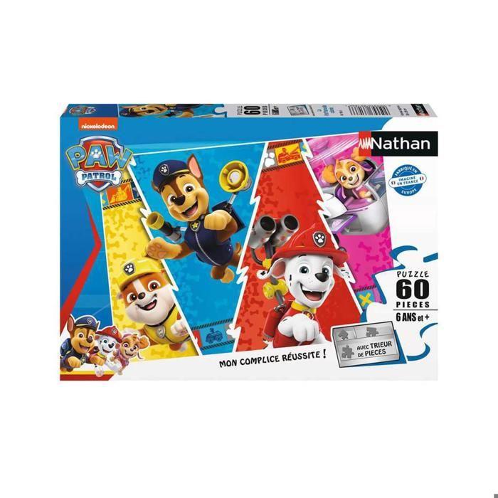 Puzzle 60 pièces : La Pat'Patrouille colorée