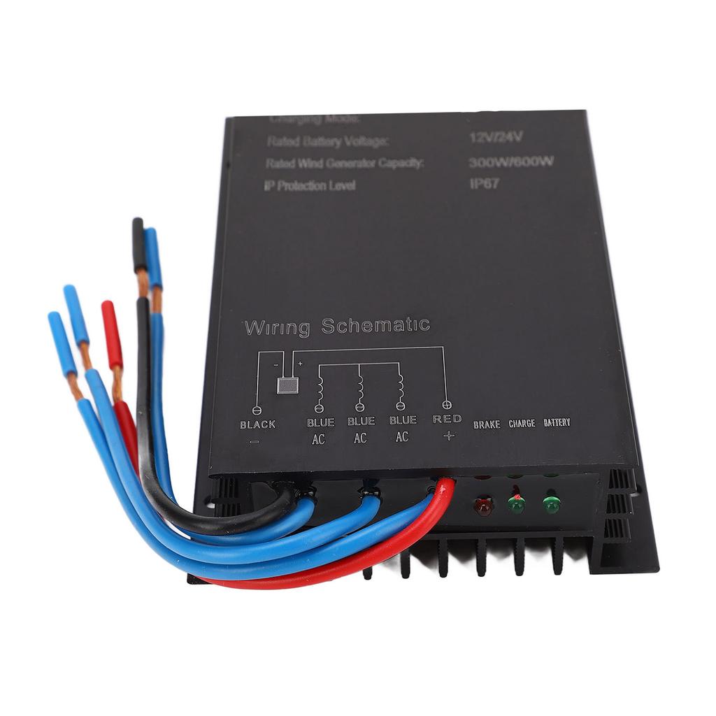 Wind Turbine Controller Wind Power Generator MPPT Charging Controller 12V 24V IP67 Waterproof