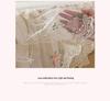 Korean Princess Crinkled Quilted Lace Bed Skirt: Thick Non-slip Mattress Protector