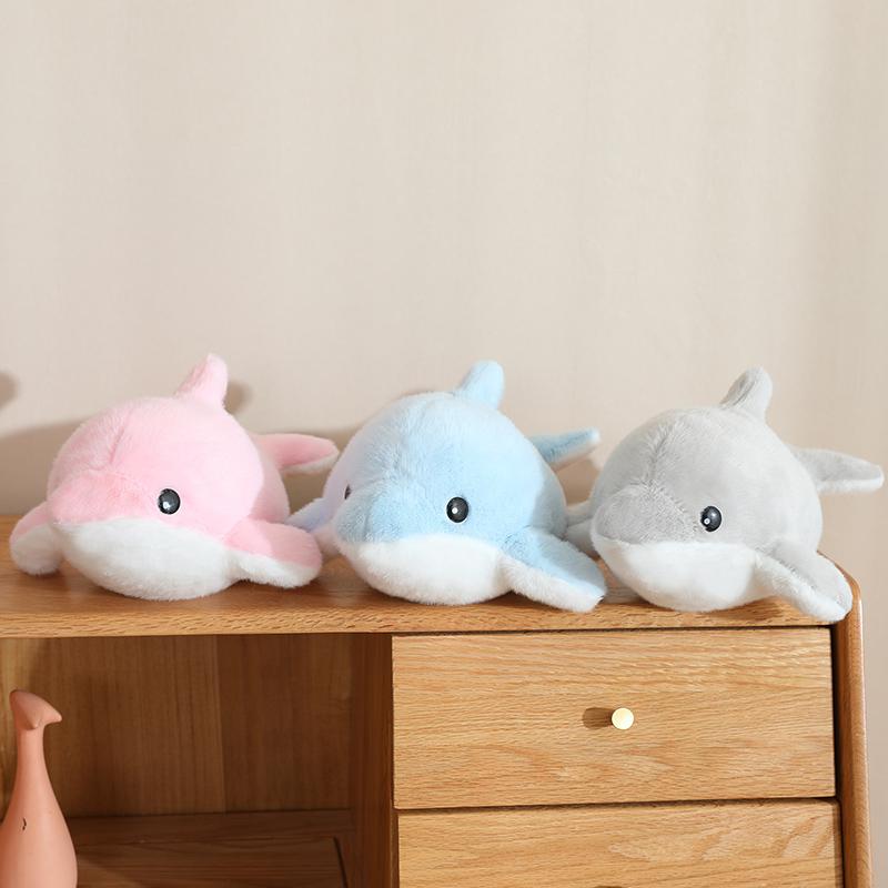 28Cm Kawaii Killer Whale Dolphin Shark Seal Doll Plush Toy Stuffed Small Ocean Animal Plushie Companion Gift