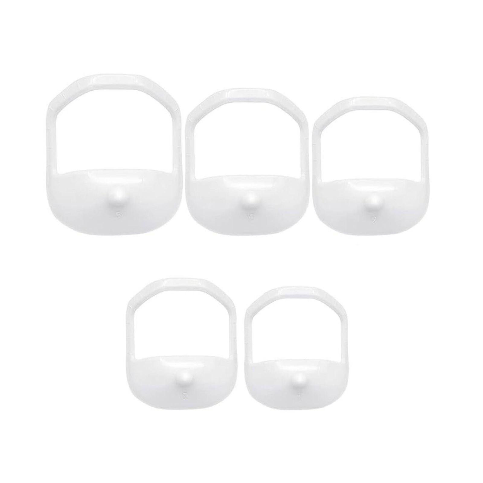 

Шаблон для укладки бороды, 5 шт. Шаблон для укладки бороды, 5 шт. Руководство по бороде One Size белый