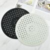 Dish Drying Mat Multifunctional Made with Rubber Quick Drainage Convenient and Practical Rubber Kitchen Sink Mat, White 31.4 * 26.1cm