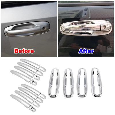 For Holden Viva 2004-2009 Car Styling ABS Chrome Door Handle & Bowl Trim Covers 2005 2006 2007 2008
