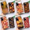 Autumn Leaves Fall Fox Pumpkin Case For Xiaomi Redmi Note 11 Pro 9 8 9C 9T 9S 10S Back Cover For Redmi Note 10 Pro Capa
