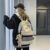 Schoolbag Korean version Japanese ins junior high school high school college student schoolbag large capacity simple casual versatile travel backpack