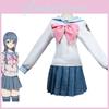 Stylish Sayaka Maizono Danganronpa Anime Uniform Costume Cosplay Suit With Wig