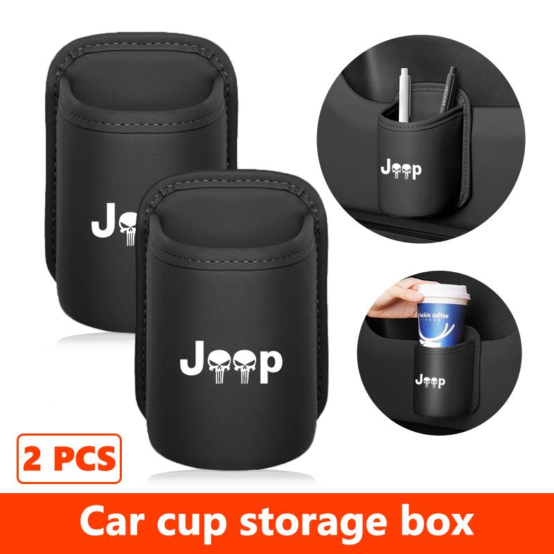 For Jeep Car Door Cup Holder Rack for Drink Bottle Organizer Back Seat Grand Cherokee Compass Patriot Renegade Wrangler