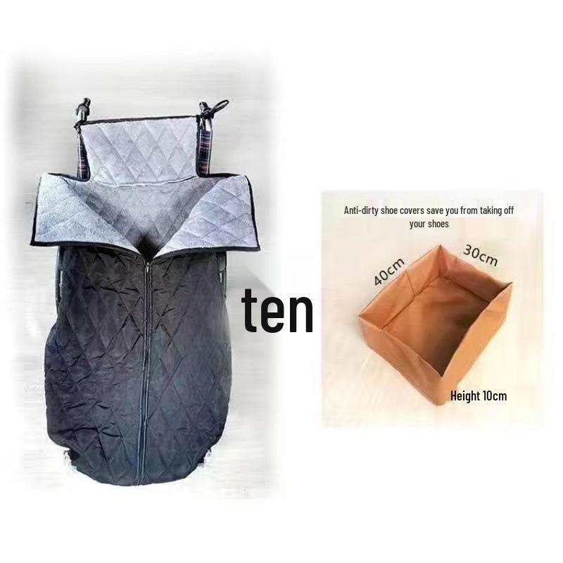 Elderly Travel Blanket: Winter Windproof, Coldproof Thick Quilt for Outdoor Wheelchair Use