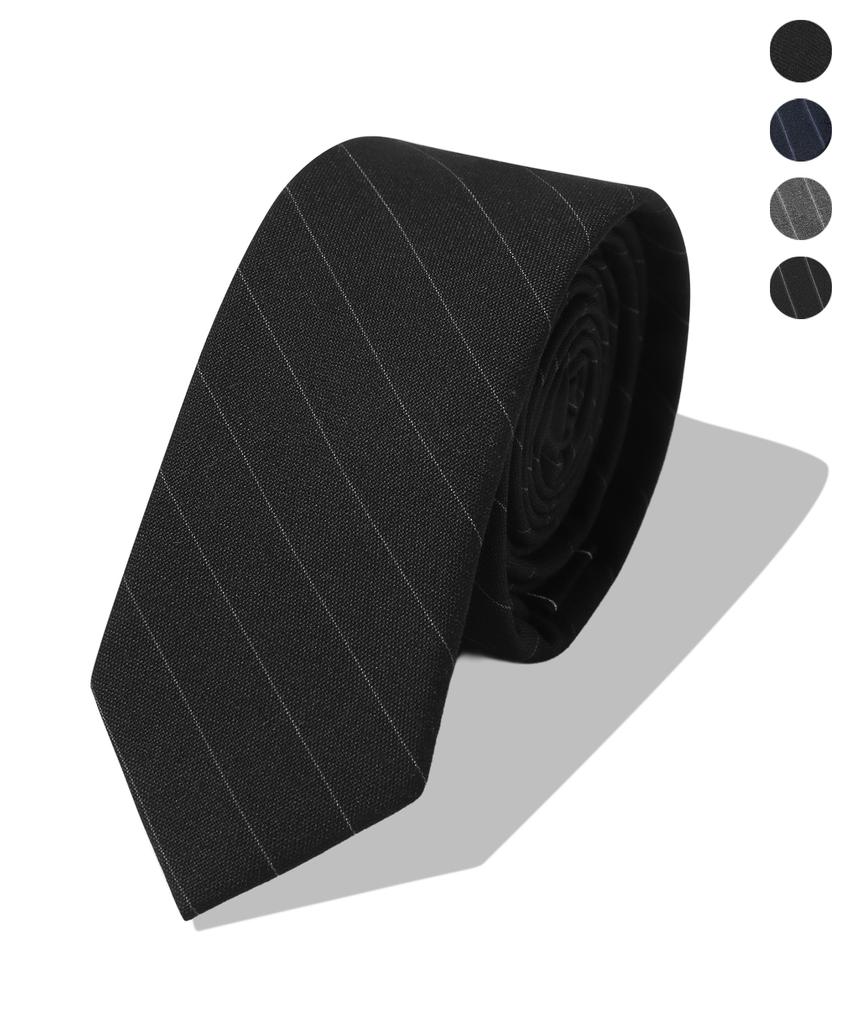 TRILLION Essential Slim Tie_4 Colors (Solid/Stripe)