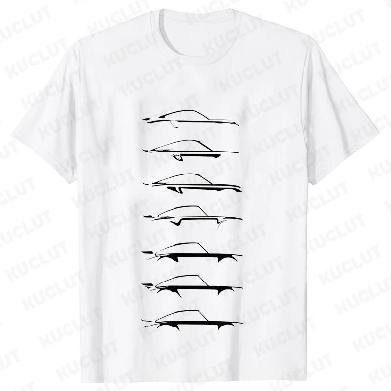 Men's T-shirt Auto Racing Car Design Tshirt Summer Classic Casual Fashion Sports Fitness O Neck Short Sleeve Comfortable Tees