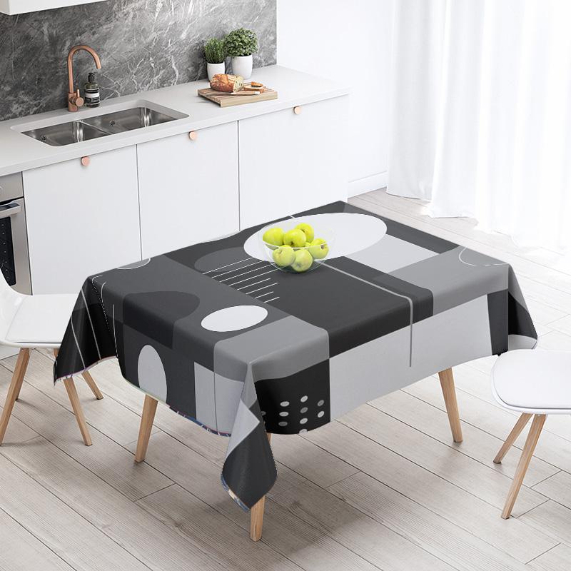 Abstract Geometrisch Tafelkleed 1 Stuk Duurzaam Feestdecoratie Restaurant Cafe Eettafel Tafelkleden 140X200cm 140x220cm