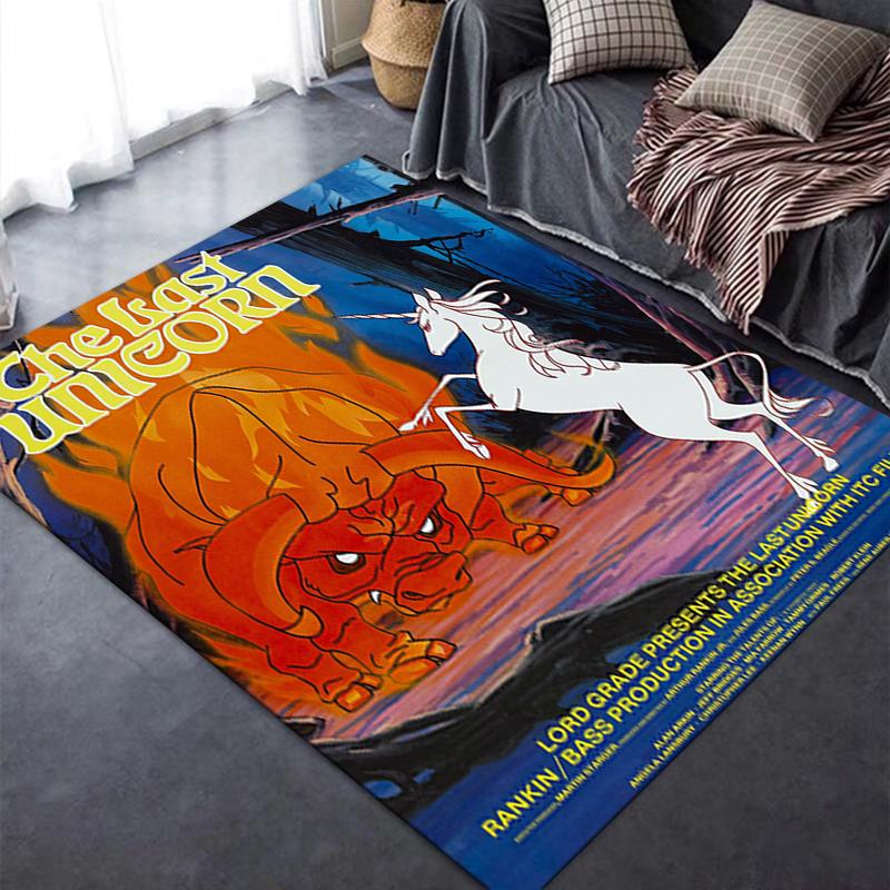 2025 New The Last Unicorn Carpet Rug for Living Room Bedroom Home Sofa Decoration,Kids play Non-slip Floor Mat199