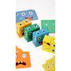 Face Changing Cube Board Card Game Building Blocks Cartoon Wooden Puzzle Montessori Anxiety Stress Relief Toys for Children Kids