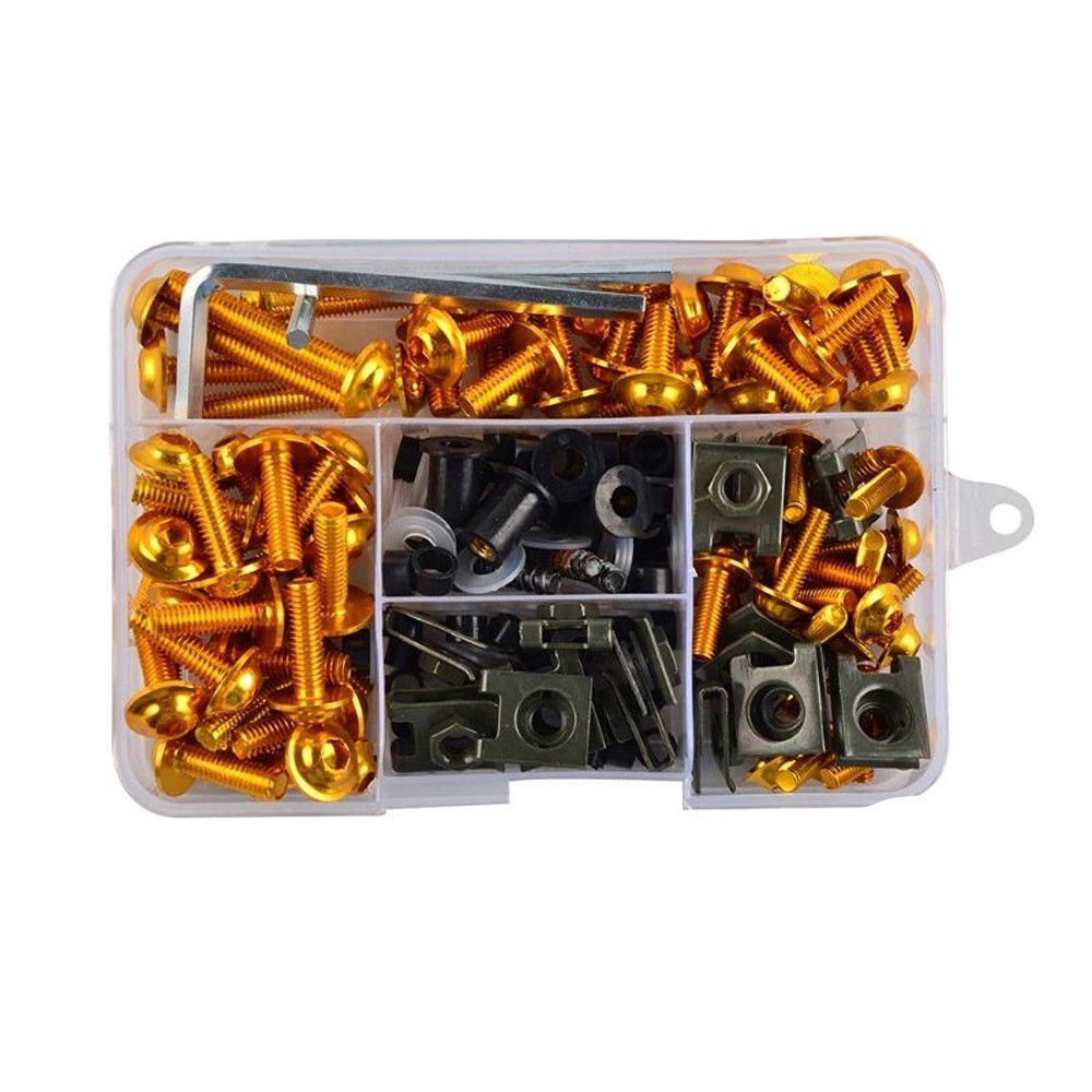 colors Bodywork Fastener Clip Motorcycle Fairing Bolts Kit Full Fairing Bolts Kit Motorcycle Screws