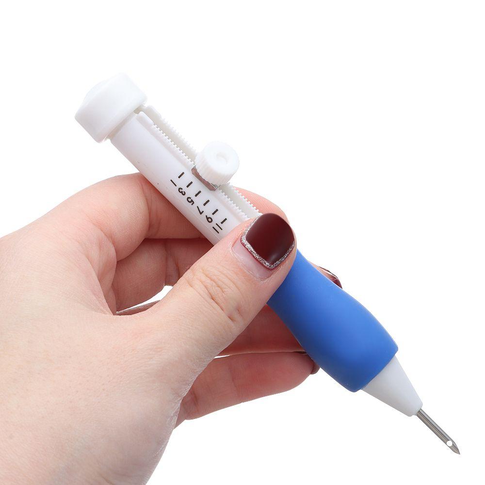 Hot Craft Tools Sewing Accessories Embroidery Pen Set Punch Needle DIY Threaders