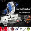 10-12 inch High-Density Aluminum Alloy Miter Saw, 45-Degree Multi-functional Cutting for Wood and Aluminum Materials.