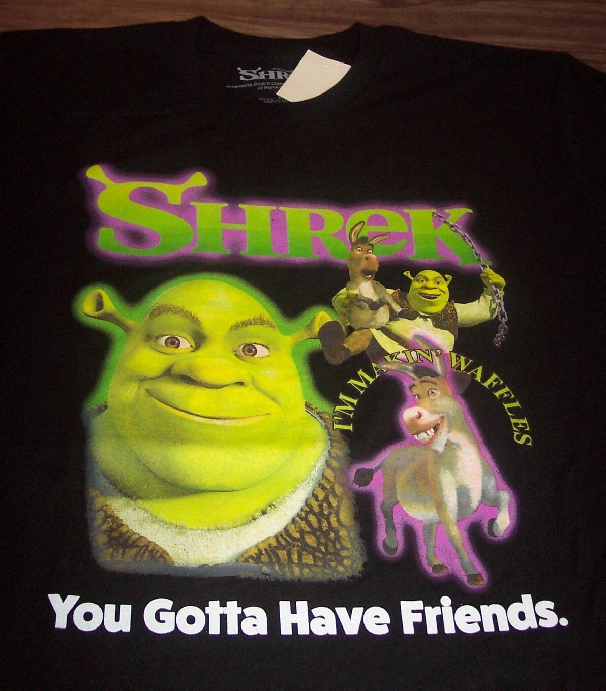 SHREK You Gotta Have Friends T-shirt MENS 2XL XXL NEW w TAG Donkey XXL