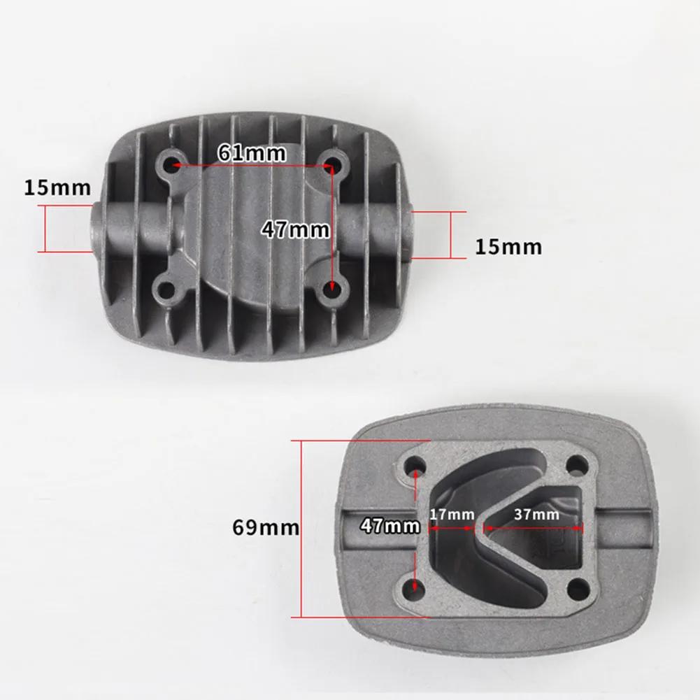 Silent Oil-free Air Compressor Air Pump Parts Cylinder Head Replacement Parts Air Compressor Cylinder Head
