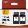 245XL 246XL Combo Pack Remanufactured Ink Cartridges Replacement for Canon 245XL 246XL PG-245XL CL246XL Ink cartridges for Pixma TS3122 MG2522 TS3322