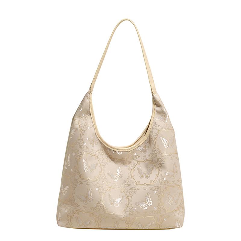 

Women Shoulder Bag Retro Single Shoulder Bag Large Capacity Trendy Work Hobo Solid Color Vintage Hobo Bag Top Handle Bags