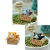 Doll Cat Cartoon Car Mounted Desktop Micro Landscape Decoration Gift Student